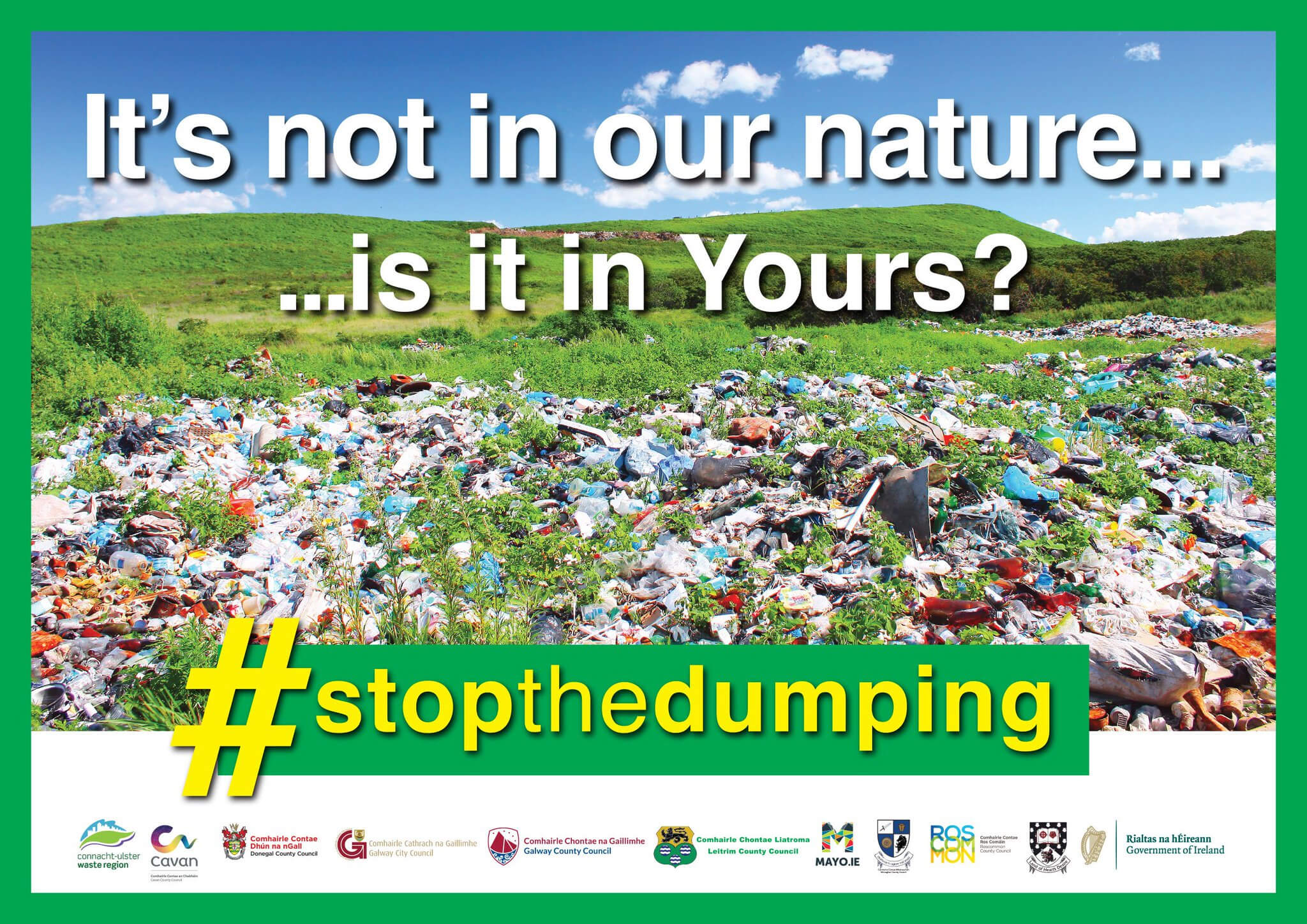 It’s Not In our Nature – Is it in Yours? Let’s tackle illegal dumping!